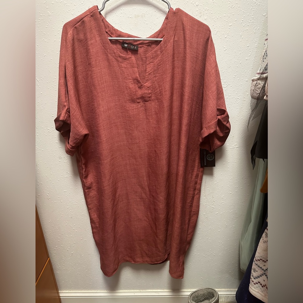 NWT Burnt orange/red dress